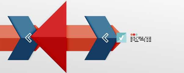 Shiny color triangles and geometric shapes vector abstract background