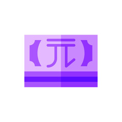 New Taiwan Dollar Flat Icon Logo Illustration Vector Isolated. Money, Bank, and Banknote Icon-Set. Suitable for Web Design, Logo, App, and Upscale Your Business.