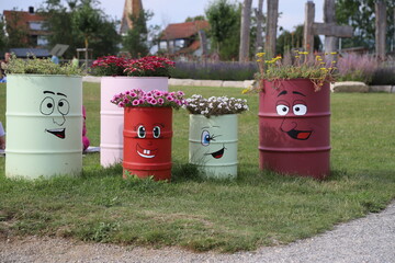 Schöne Gartendekoration
