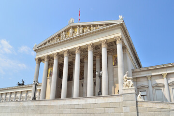 Fototapeta na wymiar Wonderful architecture of Vienna