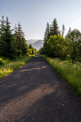 Koprova dolina valley with hills of Zapadne Tatry mountains on the background in Slovakia © honza28683