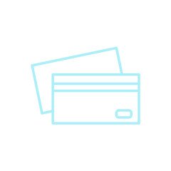 credit card icons symbol vector elements for infographic web