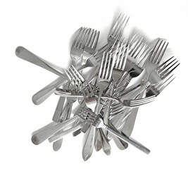 Pile of old forks