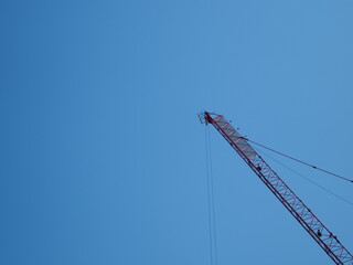 crane on sky