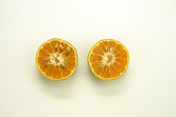Fresh orange with isolated background