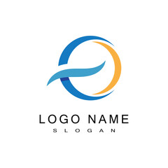 Water wave icon vector illustration design logo