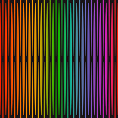Rainbow stripes pattern. Vector multicolor and gradient lines.