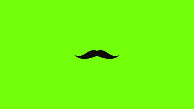 Neat mustache icon animation