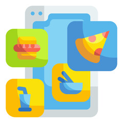 application flat icon