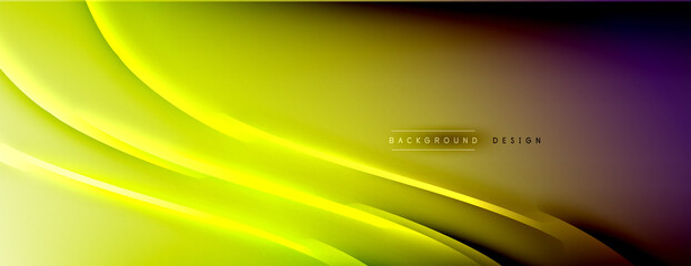 Abstract background. Shadow lines on bright shiny gradient background.
