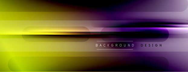 Fototapeta premium Abstract background. Shadow lines on bright shiny gradient background.