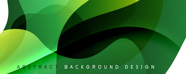 Trendy simple fluid color gradient abstract background with dynamic wave line effect. Vector Illustration For Wallpaper, Banner, Background, Card, Book Illustration, landing page © antishock
