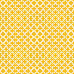 Simple geometric artistic pattern. Ecru white with yellow background - Fabric texture design and Wallpaper.
