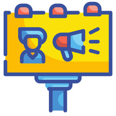 advertising line icon