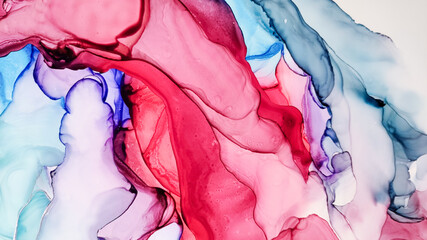 Alcohol ink. Sophisticated Illustration. Abstract