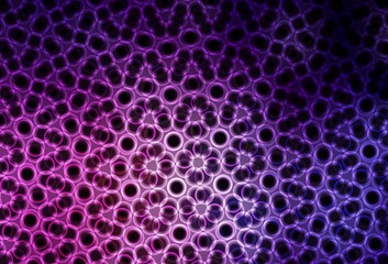 Dark Pink vector pattern with spheres.