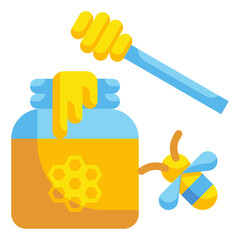 honey flat icon