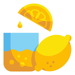 lemon flat icon
