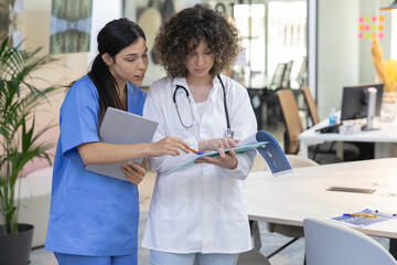 Doctor and Nurse Working Together