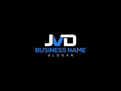 Letter JVD Logo Icon Vector Image Design For Company or Business