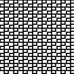 seamless pattern black rectangle on white background, simple style vector