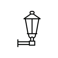 Fototapeta na wymiar Lamp icon vector set. illuminator construction illustration sign collection. lighting symbol or logo.