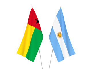 Argentina and Republic of Guinea Bissau flags