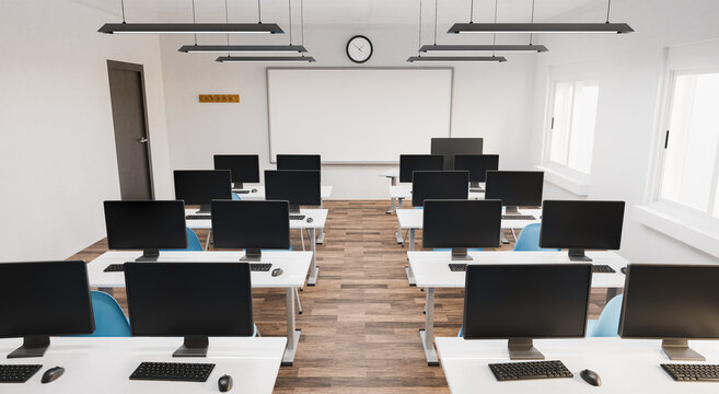 Multimedia Classroom With Computers