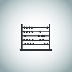 Black school icon on white background