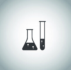 Black school icon on white background