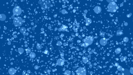Fototapeta na wymiar abstract bokeh background, blue particles