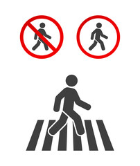 Person man walk icon