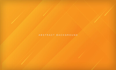 Abstract minimal background with orange gradient color. Modern geometric template.