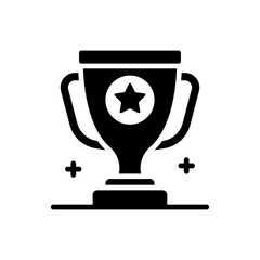 Success vector solid icon. EPS 10 file marketing and advertising symbol