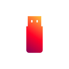 flash drive icon. Vector illustration for graphic design, Web, UI, app.