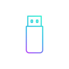 flash drive icon. Vector illustration for graphic design, Web, UI, app.