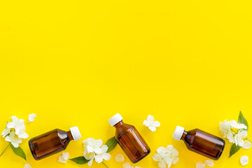 Essential jasmine oil for perfume arome or massage