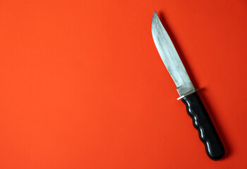 Knife on the Red Paper