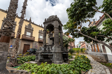 Plaza del Espiritu Santo square in Las Palmas,