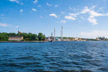 The Gröna Lund Amusement Park in Stockholm, Sweden 