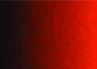 Red vector polygon abstract layout. Colorful illustration in polygonal style with gradient. Brand new design for your business.
