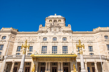 Dramaten, Royal Theatre building in Ostermalm, Stockholm, Sweden. National scene