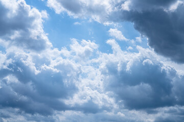 Fototapeta na wymiar 力強い雲