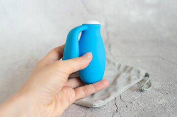 vaginal kegel smart trainer with biofeedback. home interactive training system kegel exercises for strengthen pelvic floor and improve bladder control. the concept of sex tech for women's health