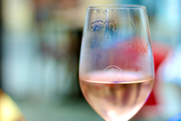 glass of wine
rose
summer
