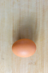 egg on wood