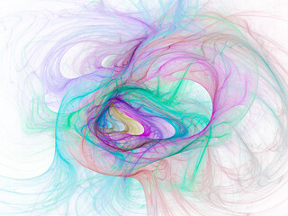 futuristic surreal digital 3d design art abstract background fractal illustration for meditation and decoration wallpaper