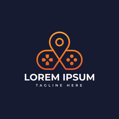 game point modern logo vector template