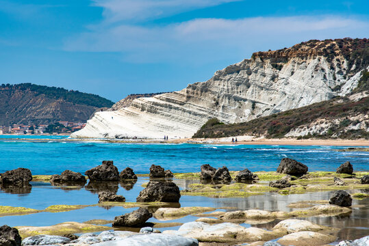 Sicile - Realmonte - Scala dei Turchi - L'escalier des Turcs