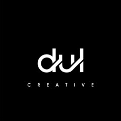 DUL Letter Initial Logo Design Template Vector Illustration
